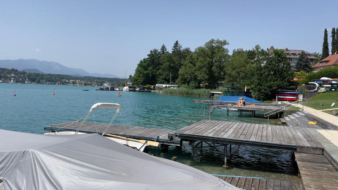 Ferienwohnung Velden Am See - 24 Holiday Mit Seezugang Velden am Wörthersee Dış mekan fotoğraf